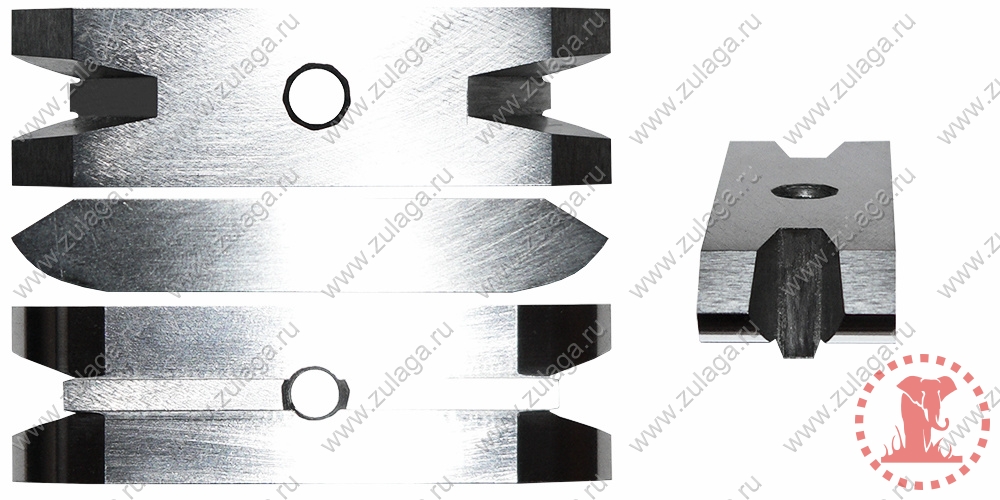 Нож зачистной MWT art. ZN010 18x61x3,0 (2-х сторонний с 1 отв.)